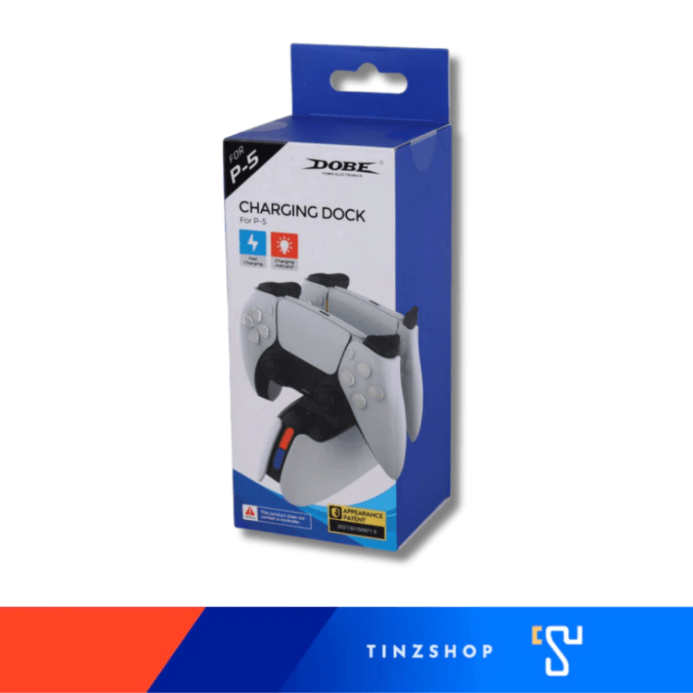 แท่นชาร์จ DOBE TP5-05103 สำหรับจอย DUALSENSE P-5 ชาร์จเร็ว สีขาว_1